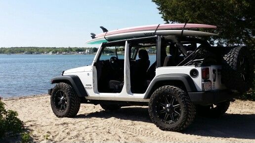How to strap your board to your roof racks